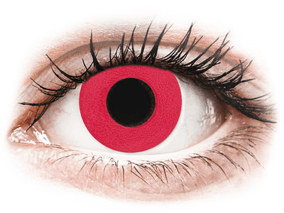 CRAZY LENS - Solid Red - power