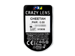 CRAZY LENS - Cheetah - plano (2 daily coloured lenses)