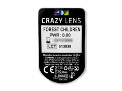 CRAZY LENS - Forest Children - plano (2 daily coloured lenses)