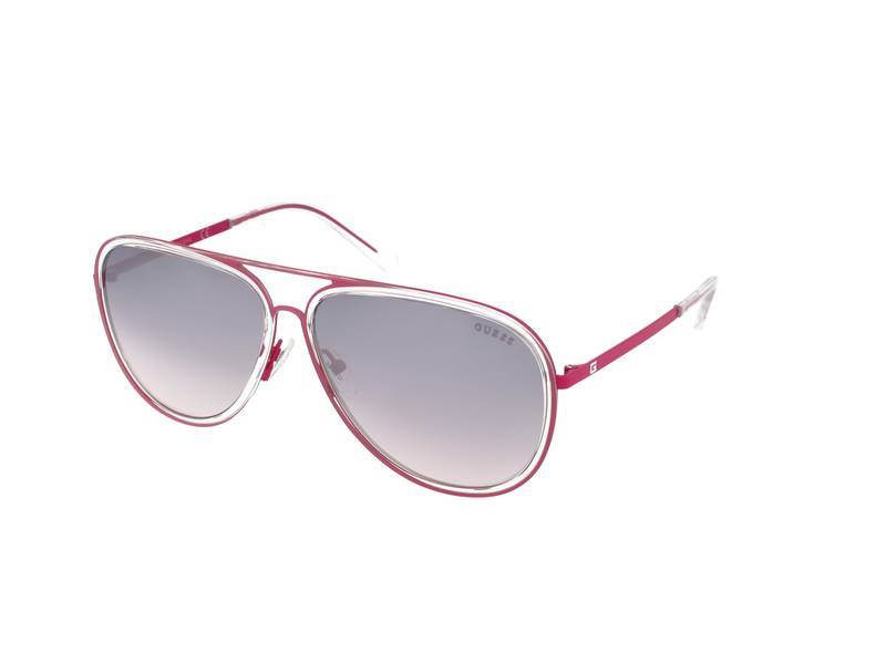 Guess GU6982 Shiny Pink New Women\'s Aviator Style Sunglasses Guess | Accessories | Guess Gu6982 Shiny Pink New Womens  main image 2