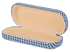 Glasses case - Rooster blue & white 