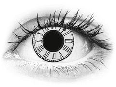 CRAZY LENS - Clock - plano (2 daily coloured lenses)