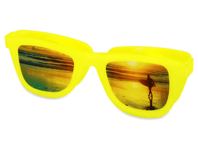 OptiShades lens case - yellow 