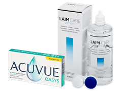 Acuvue Oasys Multifocal (6 lenses) + Laim Care Solution 400 ml