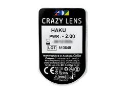 CRAZY LENS - Haku - power (2 daily coloured lenses)