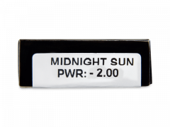 CRAZY LENS - Midnight Sun - power (2 daily coloured lenses)