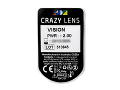 CRAZY LENS - Vision - power (2 daily coloured lenses)