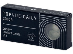 TopVue Daily Color - Green - power (2 daily coloured lenses)