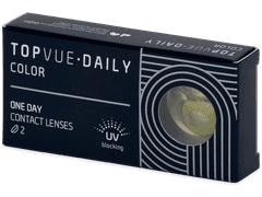 TopVue Daily Color - Fresh Green - power (2 daily coloured lenses)