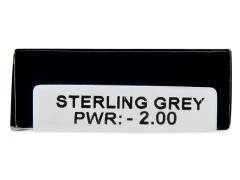 TopVue Daily Color - Sterling Grey - power (2 daily coloured lenses)