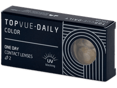 TopVue Daily Color - Pure Hazel - power (2 daily coloured lenses)