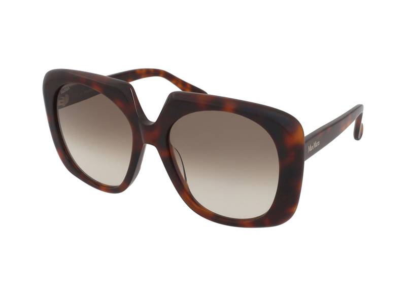 MAXMARA LOGO 12 MM0047 HAVANA/BROWN GRADIENT SUNGLASSES Max Mara MM 0047 LOGO12 - 53F Blonde Havana | Sunglasses Woman main image 3