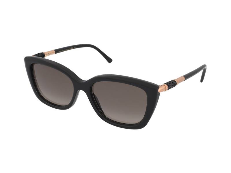 Jimmy Choo Adah/S Black Sunglasses Amazon.com: JIMMY CHOO ADDY/S Black/Grey 52/19/145 women  main image 3