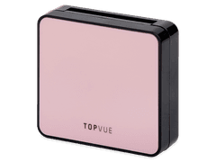 Lens Case with mirror TopVue - pink 