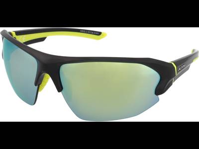 Alpina Lyron HR Black Neon Yellow Gloss