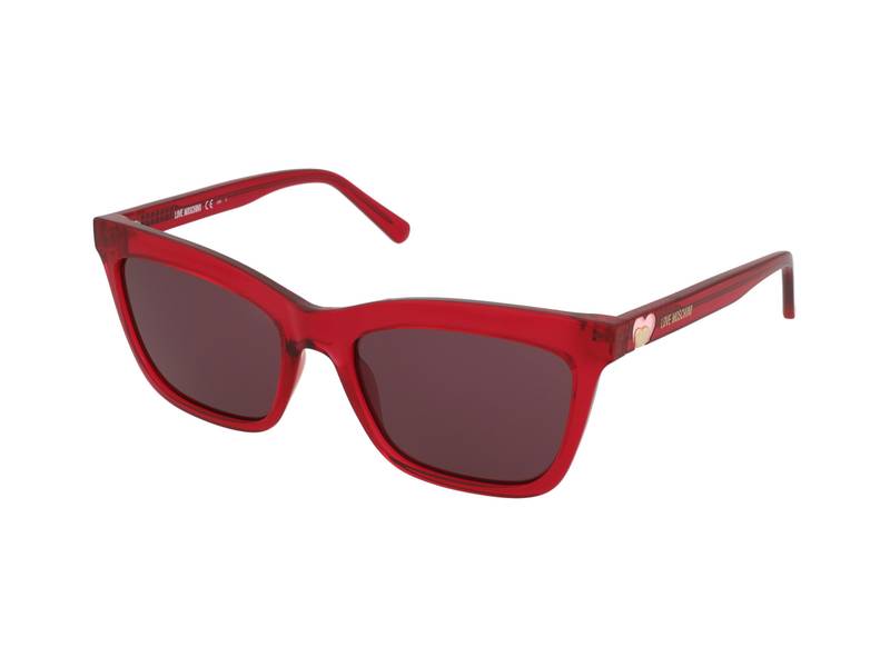 Moschino スクエアフレムサンクラス MOL057S MU1 MOL057/S sunglasses Transparent Fuchsia Pink