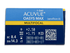 Acuvue Oasys Max 1-Day Multifocal (30 lenses)