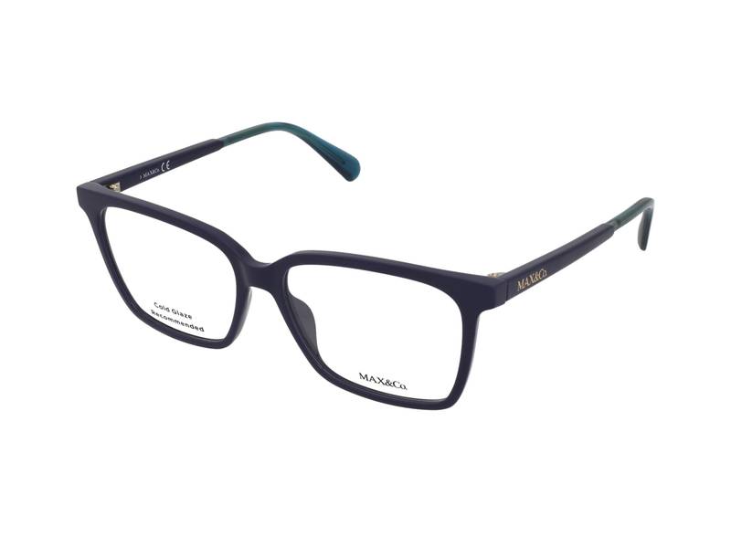 Max & Co. EYEGLASSES MO5052-001-53 New with case Max & Co. MO5052 001 Shiny Black Eyeglasses | SmartBuyGlasses US main image 3