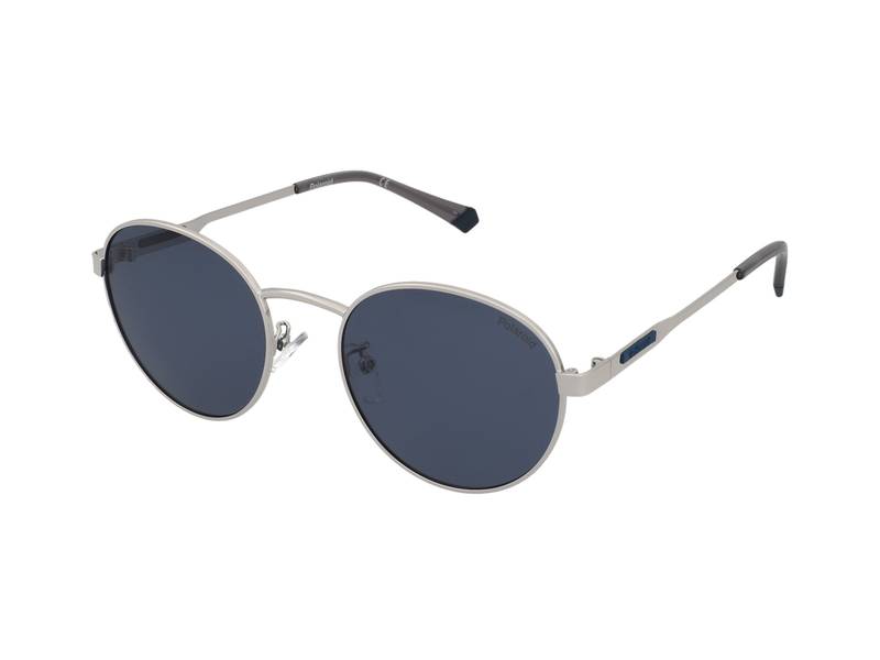 NEW Polaroid PLD 2144/G/S/X rounded Sunglasses Polaroid - PLD 2144/G/S/X, Round stainless steel unisex  main image 4