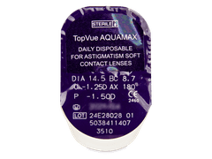 TopVue Daily for Astigmatism (90 lenses)