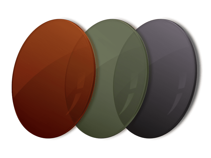 Glass lens 1.5 Sun Bifocal 