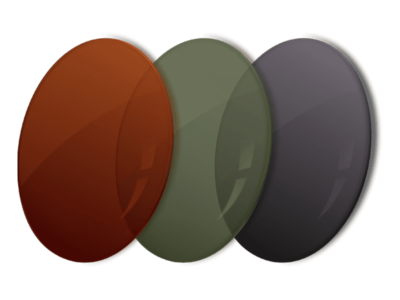Glass lens 1.67 Multifocal Sunglasses 