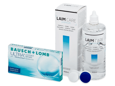 Bausch + Lomb ULTRA Multifocal for Astigmatism (6 lenses) + Laim Care 400 ml