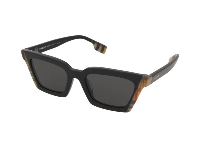 Burberry Briar Sunglasses Unisex Burberry Briar BE4392U 405587 Black/Vintage Check Sunglasses  main image 3