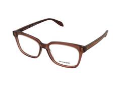 ALEXANDER MCQUEEN 長方形フレムメカネ AM0497O 005BK Alexander McQueen AM0497O 005 | Alensa