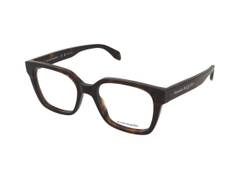 ALEXANDER MCQUEEN 長方形フレムメカネ AM0474O 002 Alexander Mcqueen AM0464O Rectangle Glasses | Fashion Eyewear