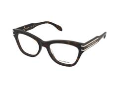 ALEXANDER MCQUEEN 長方形フレムメカネ AM0497O 006 AM0497O Eyeglasses - Alexander McQueen Authorized Retailer