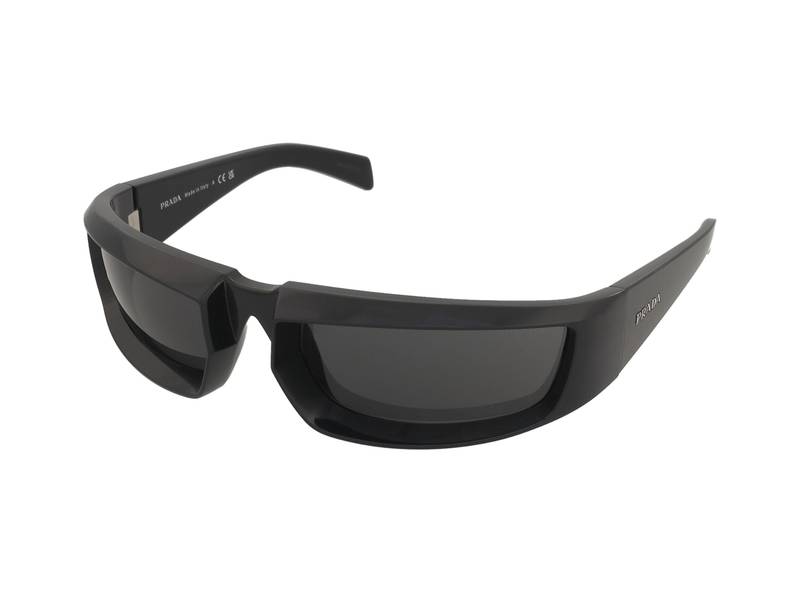 JENNIE着用【PRADA】Rectangular サングラス PR 25YS 1AB5S0 Prada Runway PR 25YS 1AB5S0 63 Black Sunglasses