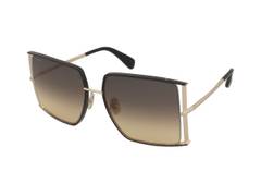 Max Mara Glimpse6 MM0125 Green Sunglasses Max Mara GLIMPSE6 MM0125 98N Sunglasses Green Geometric  main image 3