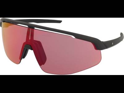 Alpina Turbo Pro Q-Lite Black Matt/Red Mirror 