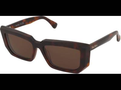 Max Mara Chic Brown Sunglasses rectangular frameless Miller 1 Max Mara Max Mara Miller 1 Rectangular Frame Sunglasses  main image 3