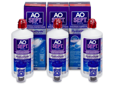 AO SEPT PLUS HydraGlyde Solution 3x360 ml 