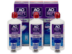 AO SEPT PLUS HydraGlyde Solution 3x 360 ml 